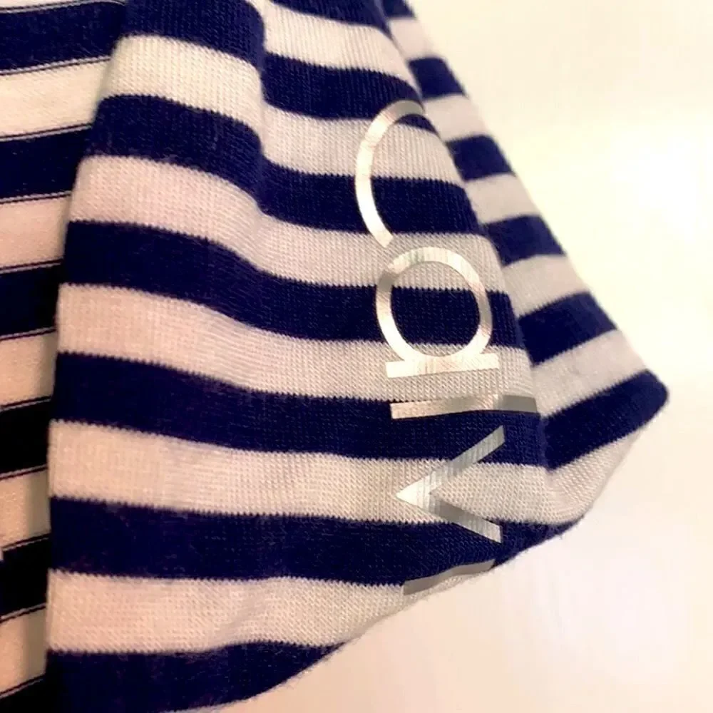 Calvin Klein navy & white stripe soft infinity